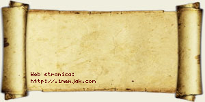 Ignjat Bzeničanin vizit kartica